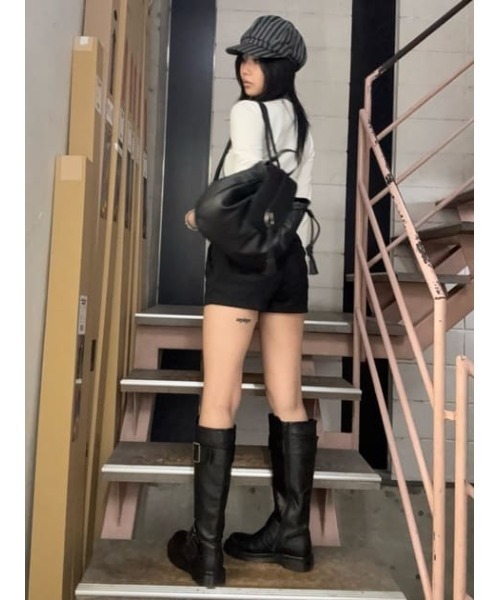 LAGUA GEM(ラグアジェム)の「UTILITY COMPACT ショートパンツ(その他パンツ・レディース・グレー/ブラック/グレー系その他2・X-SMALL/SMALL/MEDIUM)」の11枚目の写真