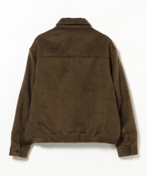 BEAMS HEART(ビームスハート)の「シャギー ジップアップ ブルゾン(ライダースジャケット・メンズ・ブラック/ブラウン・LARGE/MEDIUM/SMALL)」の11枚目の写真