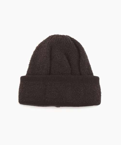 417 EDIFICE（フォーワンセブンエディフィス）の「RACAL / ラカル 417別注 Reversible Short Knit Cap（キャップ・メンズ・チャコールグレー/ブラック/ベージュ/ネイビー/ブラウン・FREE）」の3枚目の写真