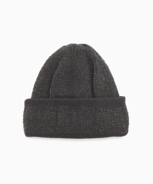 417 EDIFICE（フォーワンセブンエディフィス）の「RACAL / ラカル 417別注 Reversible Short Knit Cap（キャップ・メンズ・チャコールグレー/ブラック/ベージュ/ネイビー/ブラウン・FREE）」の2枚目の写真