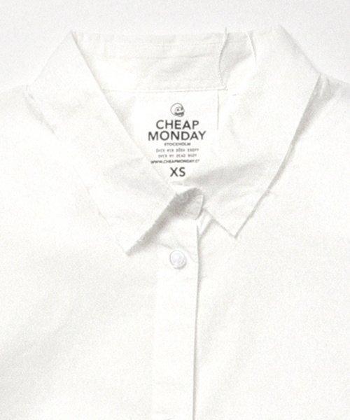 CHEAP MONDAY（チープマンデイ）の「CHEAP MONDAY / DISARM シャツ（シャツ/ブラウス・レディース・ホワイト・ONE SIZE）」の4枚目の写真