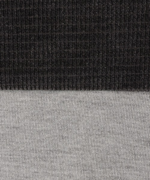 ikka（イッカ）の「ワッフルモール裏起毛コンビトレーナー（120~160cm）（スウェット・キッズ・セージグリーン/チャコール・160/150/140/130/120）」の10枚目の写真