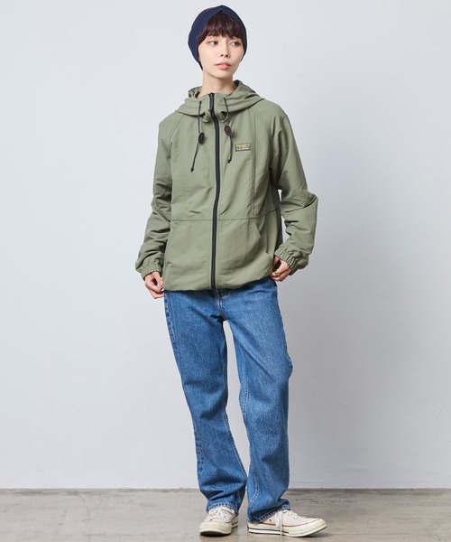 L.L.Bean(エルエルビーン)の「マウンテン・クラシック・フルジップ・ジャケット 米国フィット・プチ(ナイロンジャケット・レディース・オリーブドラブ/アイボリー・LARGE/MEDIUM/SMALL/X-SMALL)」の18枚目の写真