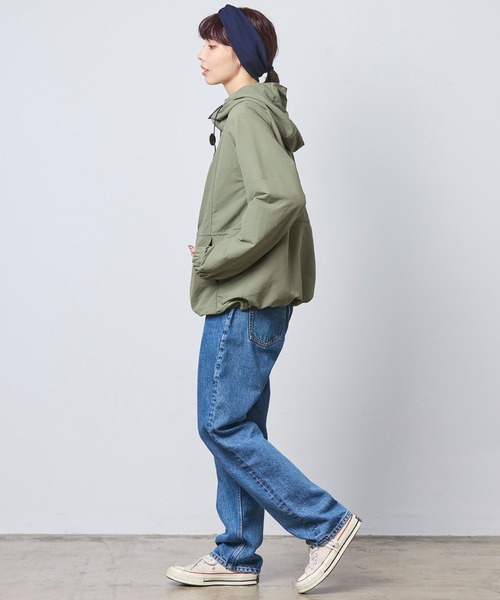 L.L.Bean(エルエルビーン)の「マウンテン・クラシック・フルジップ・ジャケット 米国フィット・プチ(ナイロンジャケット・レディース・オリーブドラブ/アイボリー・LARGE/MEDIUM/SMALL/X-SMALL)」の14枚目の写真