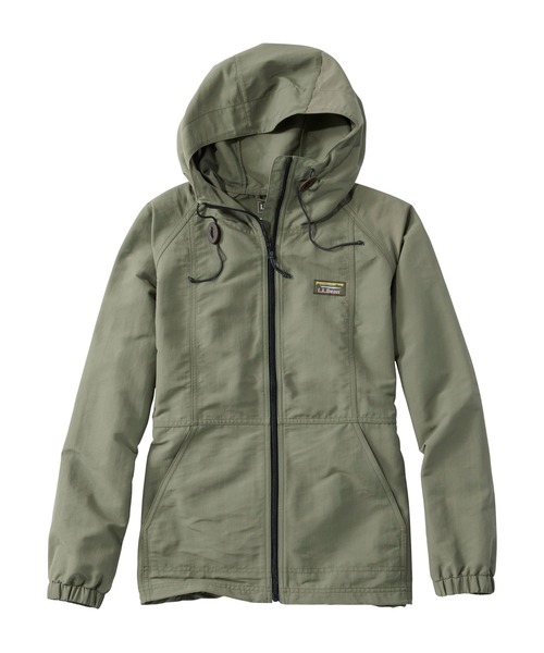 L.L.Bean(エルエルビーン)の「マウンテン・クラシック・フルジップ・ジャケット 米国フィット・プチ(ナイロンジャケット・レディース・オリーブドラブ/アイボリー・LARGE/MEDIUM/SMALL/X-SMALL)」の5枚目の写真