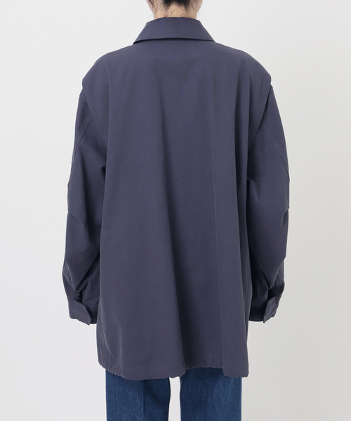 B.C STOCK（ベーセーストック）の「【ZOZO先行販売】《2枚セット》Gleamy / グリーミー  ミリタリーコート+ボアベスト（その他アウター・レディース・カーキ/ブラック/ネイビー・FREE）」の11枚目の写真