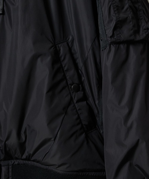 NUMBER (N)INE（ナンバーナイン）の「NYLON MA-1 JACKET / 撥水 ナイロン 中綿 MA-1 ジャケット（MA-1・メンズ・ブラック系/オリーブ/ブラック・2/3/4）」の7枚目の写真