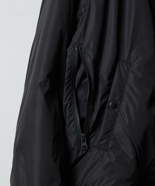 NUMBER (N)INE（ナンバーナイン）の「NYLON MA-1 JACKET / 撥水 ナイロン 中綿 MA-1 ジャケット（MA-1・メンズ・ブラック系/オリーブ/ブラック・2/3/4）」の10枚目の写真