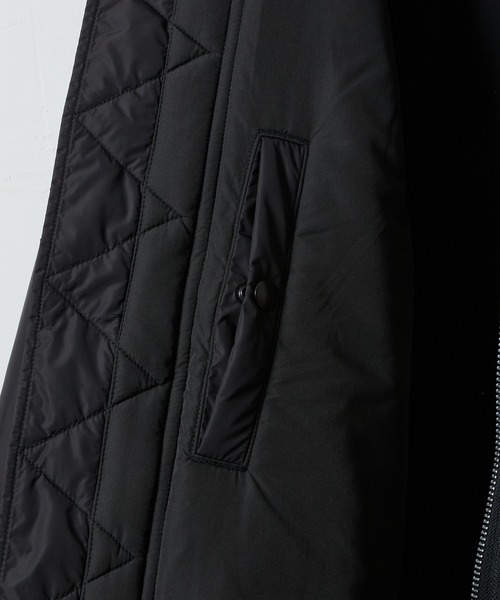 NUMBER (N)INE（ナンバーナイン）の「NYLON MA-1 JACKET / 撥水 ナイロン 中綿 MA-1 ジャケット（MA-1・メンズ・ブラック系/オリーブ/ブラック・2/3/4）」の22枚目の写真