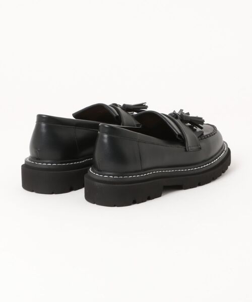Bridget Birkin(ブリジットバーキン)の「【Bridget Birkin】<撥水加工>ステッチタッセルローファー(561645)(ローファー・レディース・ブラック/ブラック系その他・22.5/24/24.5/23/23.5)」の3枚目の写真