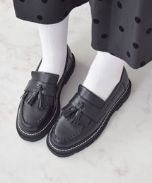 【Bridget Birkin】＜撥水加工＞ステッチタッセルローファー(561645)