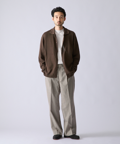 EDIFICE(エディフィス)の「《EDIFICE by PIPPIOLINO》クロシェ ニット シャツ(シャツ/ブラウス・メンズ・ブラック/ネイビー/ブラウン/レッド系その他・MEDIUM/LARGE)」の13枚目の写真