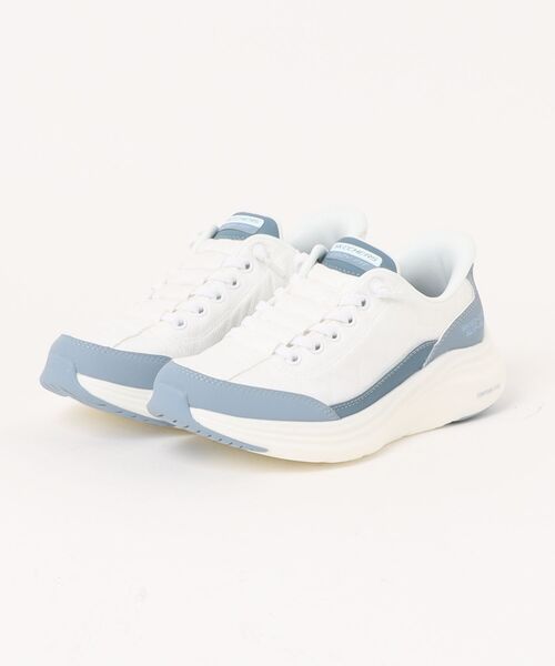 SKECHERS（スケッチャーズ）の「CONTOUR FOAM（スニーカー・レディース・ホワイト×ブルー/ブラック×ブラック・22.5cm/23.0cm/23.5cm/24.0cm/24.5cm/25.0cm）」の2枚目の写真