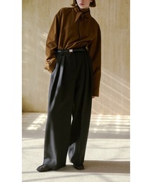 Squaretoe Gather Loafers 12521007