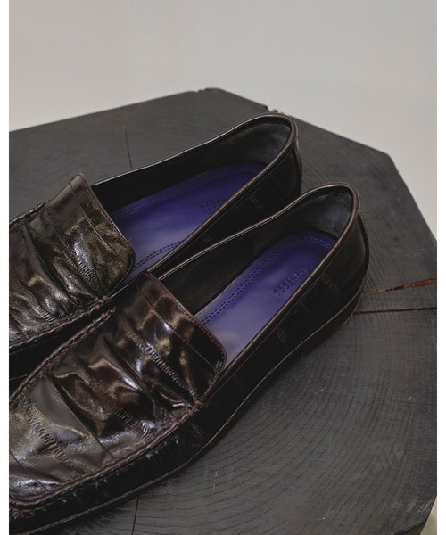 TODAYFUL（トゥデイフル）の「Squaretoe Gather Loafers 12521007（その他シューズ・レディース・ブラウン・38）」の2枚目の写真