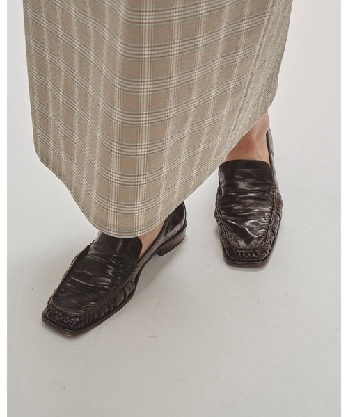 TODAYFUL（トゥデイフル）の「Squaretoe Gather Loafers 12521007（その他シューズ・レディース・ブラウン・38）」の5枚目の写真