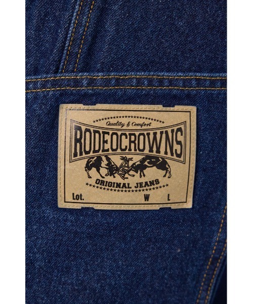 RODEO CROWNS WIDE BOWL(ロデオクラウンズワイドボウル)の「ビッグポケットバルーンデニム(デニムパンツ・レディース・ワンウォッシュ/ブルー系その他/ブルー・MEDIUM/SMALL)」の4枚目の写真