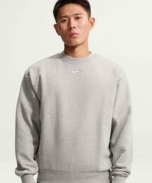 NIKE | ナイキ ソロ フリース メンズ クルーネック スウェットシャツ / Nike Solo Fleece Men's Crew-Neck Sweatshirt IX1937-063 Dark Grey Heather(スウェット)