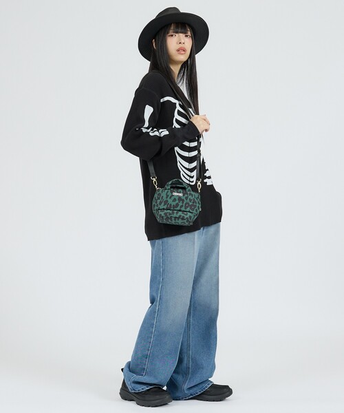 ROOTOTE(ルートート)の「【ROOTOTE/ルートート】FE babyroo レパード-A / ベビールー /ショルダーベルト付き 2WAY仕様/ユニセックス(ショルダーバッグ・メンズ・ブラウン/カーキ・フリー)」の5枚目の写真