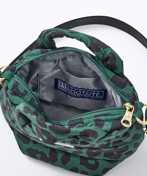 ROOTOTE(ルートート)の「【ROOTOTE/ルートート】FE babyroo レパード-A / ベビールー /ショルダーベルト付き 2WAY仕様/ユニセックス(ショルダーバッグ・メンズ・ブラウン/カーキ・フリー)」の15枚目の写真