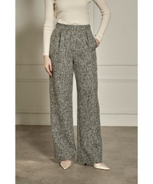 Wool Blend Semi-Wide Pants ウールブレンドセミワイドパンツ