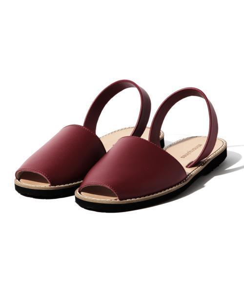 Pilgrim Surf Supply（ピルグリムサーフサプライ）の「minorquines / Avarca 16（サンダル・レディース・ホワイト/ブラック/ブラウン系その他/レッド・38/39/37）」の4枚目の写真