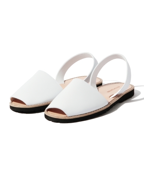 Pilgrim Surf Supply（ピルグリムサーフサプライ）の「minorquines / Avarca 16（サンダル・レディース・ホワイト/ブラック/ブラウン系その他/レッド・38/39/37）」の6枚目の写真