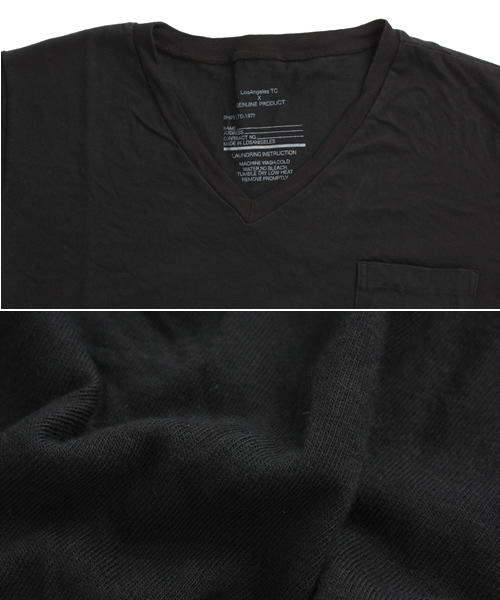 SHIPS（シップス）の「LOS ANGELES TC:V-NECK POCKET-TEE       （Tシャツ/カットソー・メンズ・ホワイト/ブラック/オリーブ/ブルー系その他・SMALL/MEDIUM/LARGE）」の8枚目の写真