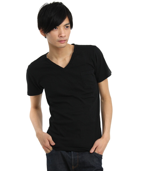 SHIPS（シップス）の「LOS ANGELES TC:V-NECK POCKET-TEE       （Tシャツ/カットソー・メンズ・ホワイト/ブラック/オリーブ/ブルー系その他・SMALL/MEDIUM/LARGE）」の10枚目の写真