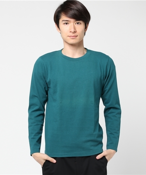 OUTDOOR PRODUCTS（アウトドアプロダクツ）の「【OUTDOOR PRODUCT】無地ロンＴ（Tシャツ/カットソー・メンズ・ネイビー/ホワイト/ブラック/杢グレー/チャコールグレー/アーミー/レッド系その他・X-LARGE/LARGE/MEDIUM/SMALL）」の5枚目の写真