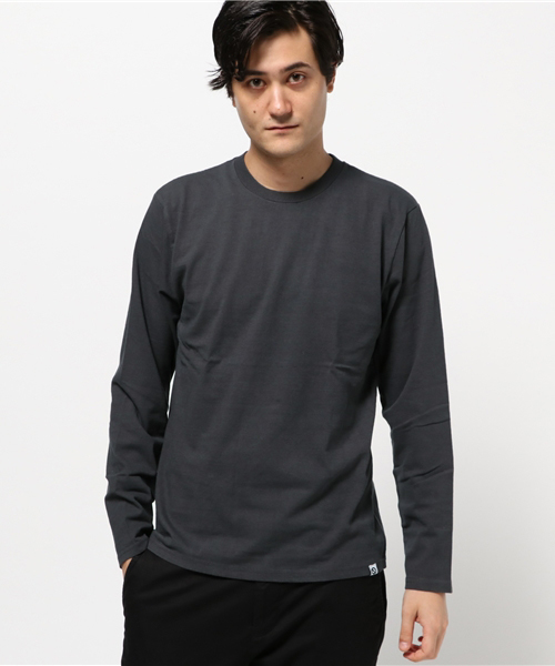 OUTDOOR PRODUCTS（アウトドアプロダクツ）の「【OUTDOOR PRODUCT】無地ロンＴ（Tシャツ/カットソー・メンズ・ネイビー/ホワイト/ブラック/杢グレー/チャコールグレー/アーミー/レッド系その他・X-LARGE/LARGE/MEDIUM/SMALL）」の4枚目の写真