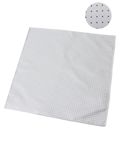 SHIPS（シップス）の「CHIEF DOT（バンダナ/スカーフ・メンズ・グレー/ピンク/ライトグリーン/ライトブルー/ネイビー/ラベンダー・ONE SIZE）」の2枚目の写真