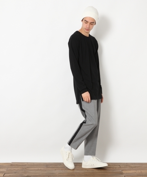 RAGEBLUE(レイジブルー)の「<トレンドのロング丈>TRPUロングカットソー/748208(Tシャツ/カットソー・メンズ・ホワイト/ブラック/グレー/ブルー・SMALL/LARGE/MEDIUM)」の6枚目の写真