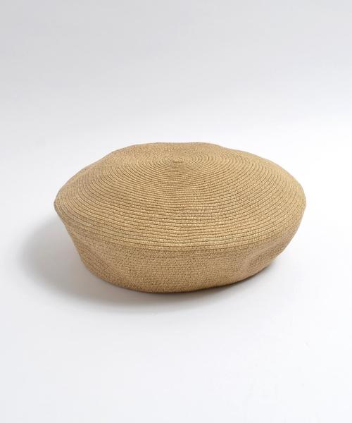 SHIPS（シップス）の「ブレードベレー◇（ハンチング/ベレー帽・レディース・ブラック/ベージュ・ONE SIZE）」の3枚目の写真