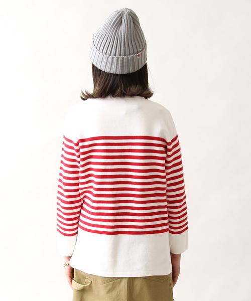 coen(コーエン)の「ミラノリブボーダーニット(ニット/セーター・レディース・レッド/ネイビー・LARGE/MEDIUM)」の18枚目の写真
