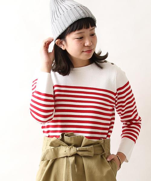 coen(コーエン)の「ミラノリブボーダーニット(ニット/セーター・レディース・レッド/ネイビー・LARGE/MEDIUM)」の19枚目の写真