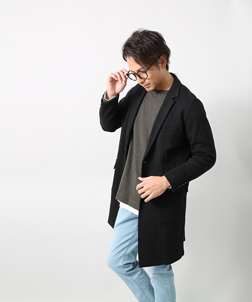 WEGO(ウィゴー)の「WEGO/ポンチチェスターコート(チェスターコート・メンズ・杢グレー/ブラック/その他1・LARGE/MEDIUM)」の16枚目の写真
