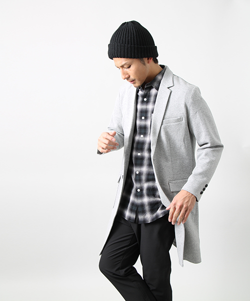 WEGO(ウィゴー)の「WEGO/ポンチチェスターコート(チェスターコート・メンズ・杢グレー/ブラック/その他1・LARGE/MEDIUM)」の20枚目の写真