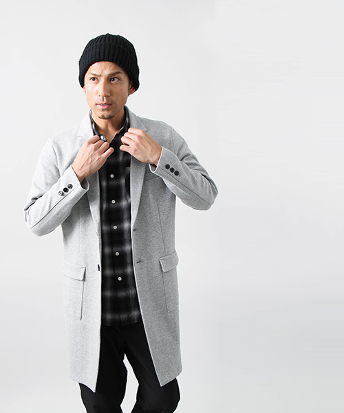 WEGO(ウィゴー)の「WEGO/ポンチチェスターコート(チェスターコート・メンズ・杢グレー/ブラック/その他1・LARGE/MEDIUM)」の21枚目の写真