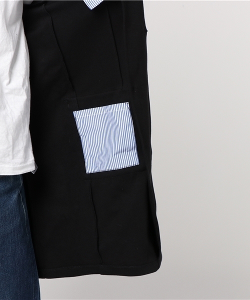 WEGO(ウィゴー)の「WEGO/ポンチチェスターコート(チェスターコート・メンズ・杢グレー/ブラック/その他1・LARGE/MEDIUM)」の9枚目の写真