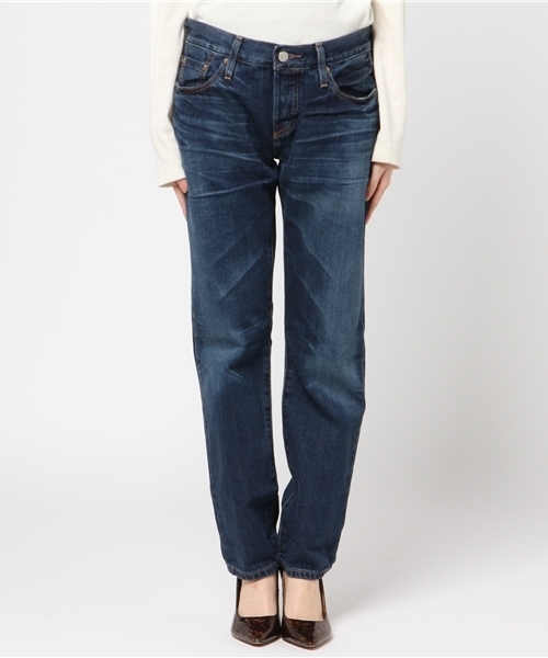 501(R)T(ゴーマルイチティー)の「501(R) CT カスタムテーパードジーンズ ダークインディゴブルー FOR WOMEN ROUTE INDIGO/12oz(デニムパンツ・レディース・ダークインディゴブルー・27inch/26inch/29inch/28inch/24inch/25inch/23inch)」の2枚目の写真