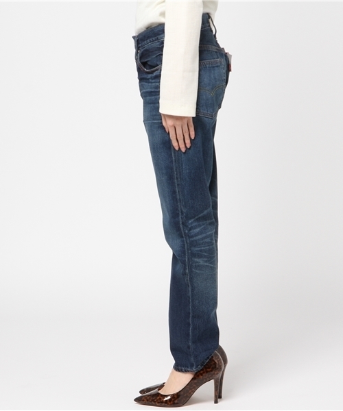 501(R)T(ゴーマルイチティー)の「501(R) CT カスタムテーパードジーンズ ダークインディゴブルー FOR WOMEN ROUTE INDIGO/12oz(デニムパンツ・レディース・ダークインディゴブルー・27inch/26inch/29inch/28inch/24inch/25inch/23inch)」の3枚目の写真