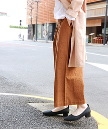 studio CLIP | コットンリネンボンパンツ(その他パンツ)