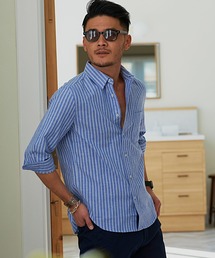 Vicci（ビッチ）の「『SILVER BULLET SELECT AP/シルバーバレットセレクト』7分袖綿麻シャツ 【XLサイズ新登場】（シャツ/ブラウス）」