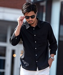 Vicci（ビッチ）の「『SILVER BULLET SELECT AP/シルバーバレットセレクト』7分袖綿麻シャツ 【XLサイズ新登場】（シャツ/ブラウス）」