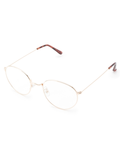 grove(グローブ)の「細フレームダテメガネ(サングラス・レディース・ブラック/ピンクゴールド/ゴールド系1/ゴールド・00)」の4枚目の写真