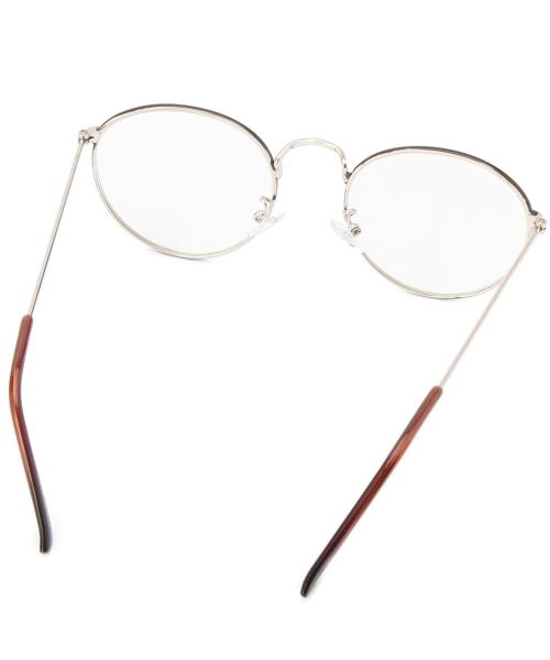 grove(グローブ)の「細フレームダテメガネ(サングラス・レディース・ブラック/ピンクゴールド/ゴールド系1/ゴールド・00)」の5枚目の写真