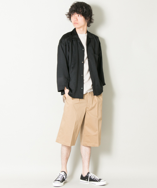 URBAN RESEARCH(アーバンリサーチ)の「ワイドボックスオープンカラーシャツ(シャツ/ブラウス・メンズ・グレー系その他/ピンク系その他/ブラック・MEDIUM/LARGE)」の7枚目の写真
