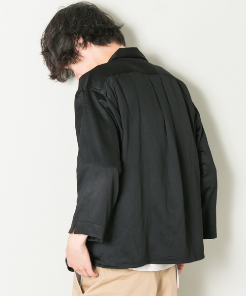URBAN RESEARCH(アーバンリサーチ)の「ワイドボックスオープンカラーシャツ(シャツ/ブラウス・メンズ・グレー系その他/ピンク系その他/ブラック・MEDIUM/LARGE)」の22枚目の写真