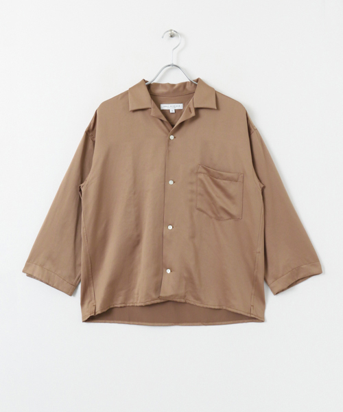 URBAN RESEARCH(アーバンリサーチ)の「ワイドボックスオープンカラーシャツ(シャツ/ブラウス・メンズ・グレー系その他/ピンク系その他/ブラック・MEDIUM/LARGE)」の18枚目の写真